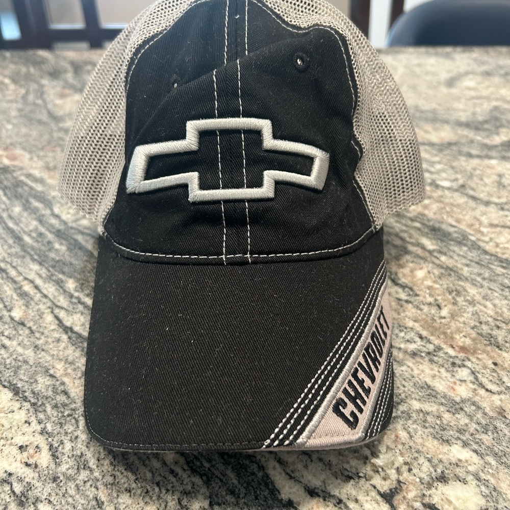 Chevrolet Black and Gray Cap